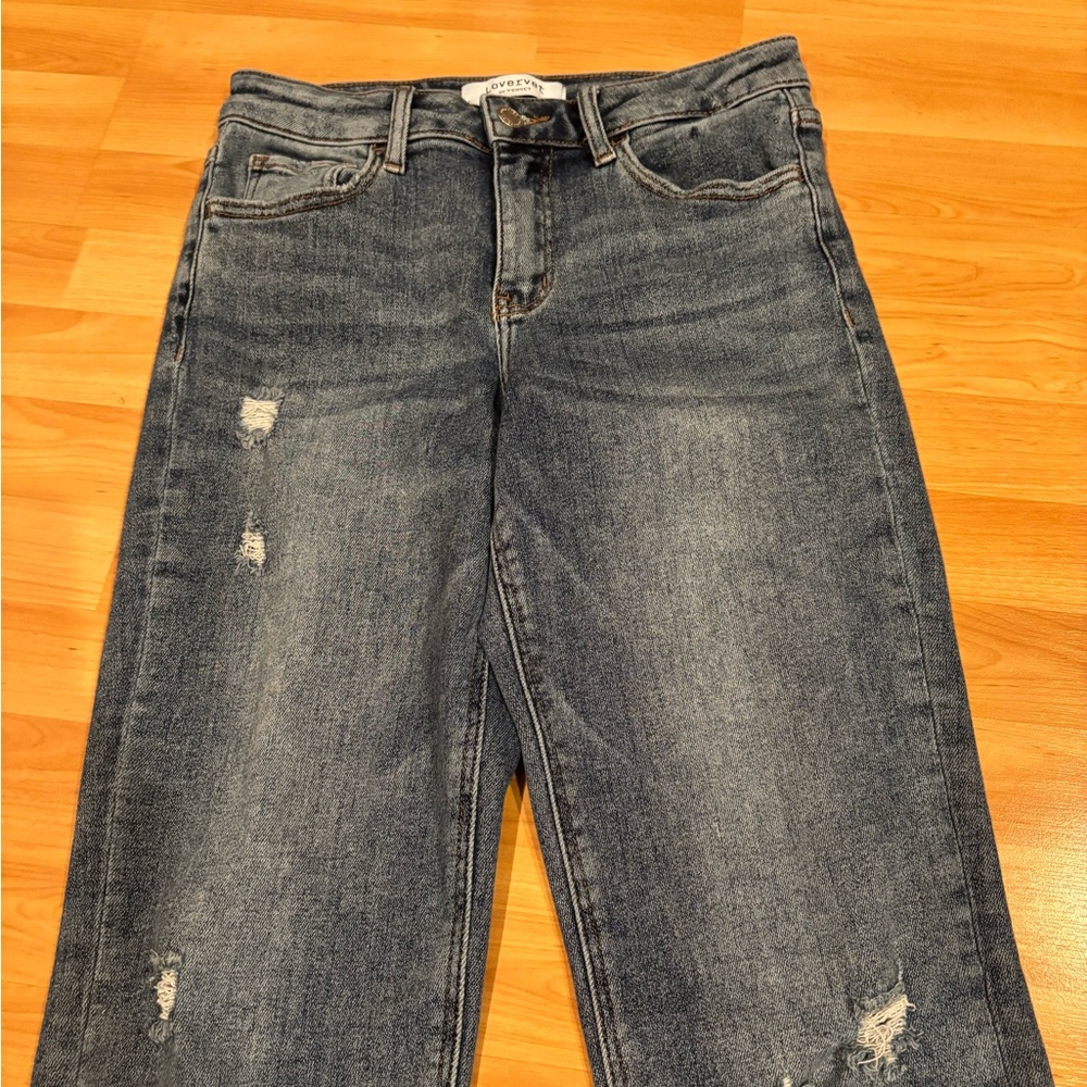 Women’s Distressed Blue Jeans - Lovervet